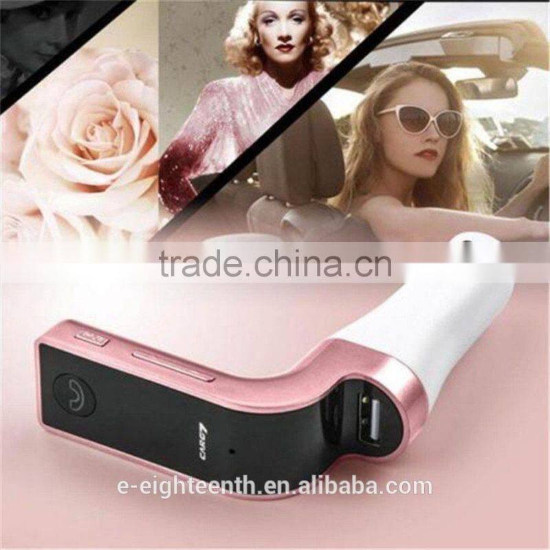 2016 hot Wireless Bluetooth Car Kit LCD MP3 Player FM Transmitter Modulator USB SD MMC