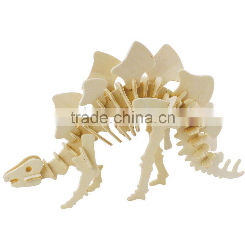 Children's wooden environmental 3d puzzle toys fancy small pussy fancy toy