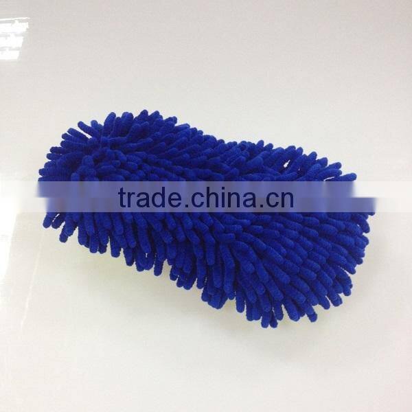 Ultra plush microfiber wash cleaning polishing auto car wash sponge