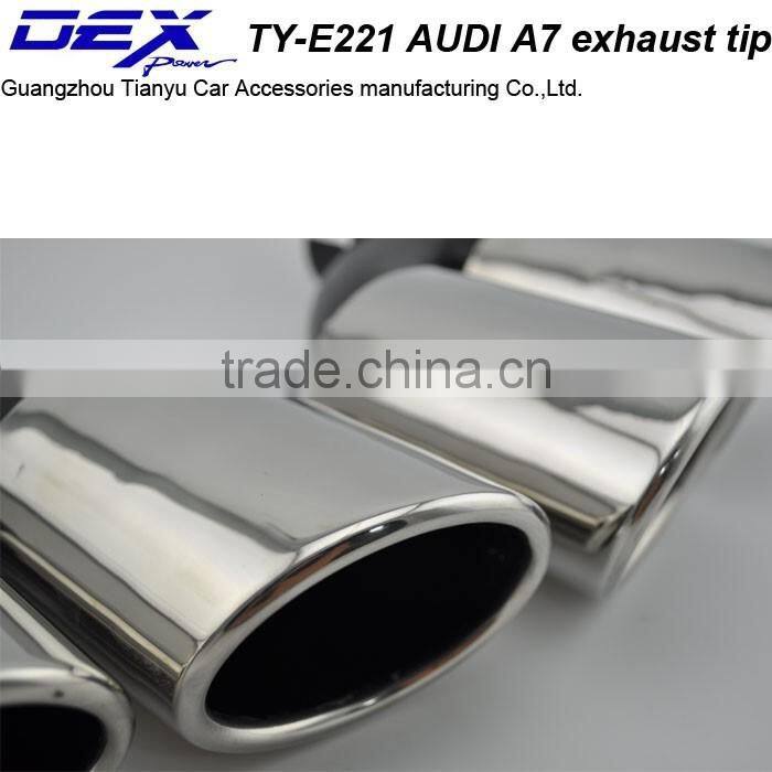 car universal muffler tip for Audi A7