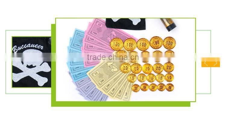 Cheap pretend play toy plastic pirate expeditions set