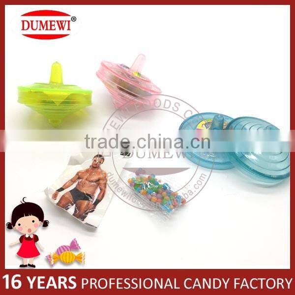Tattoo Gift Spinning Top Candy Toy Gyro Kids Toys
