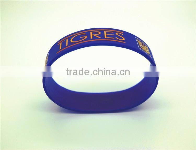 Customized Sports Silicone Whistle Slap Bracelet Wristband