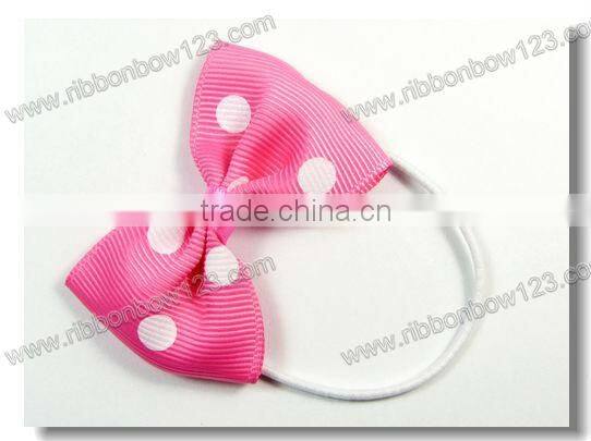Elastic loop Satin ribbon wine bottle bow tie