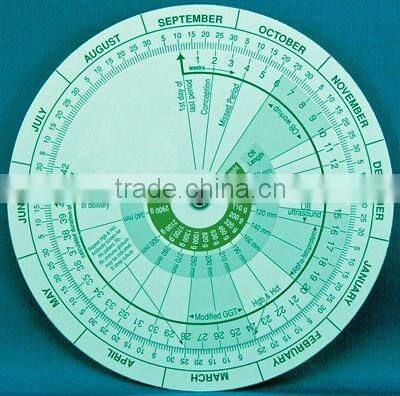 Kearing Pregnancy Wheel and Ovulation Calendar,plastic pregnancy wheel chart#SC21