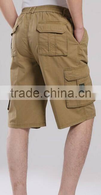 man shorts, MTM service, half leg length shorts, gray shorts