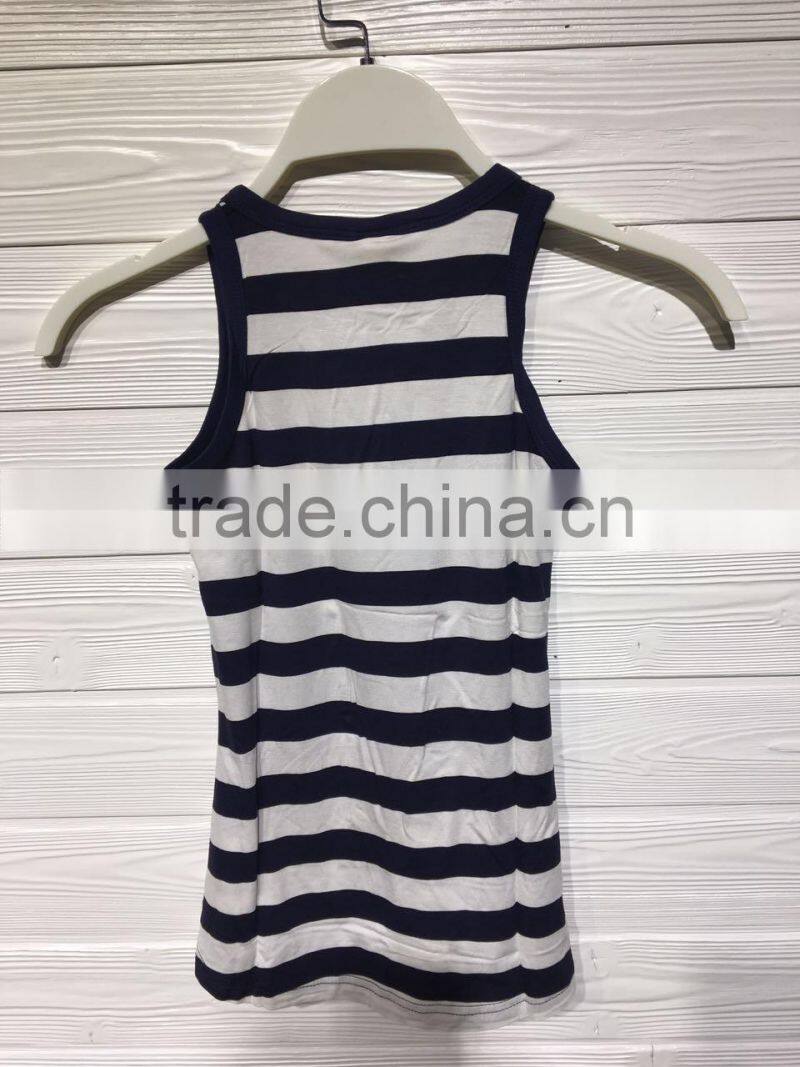 cross stripe causal shirt for kids 2017 wholesale
