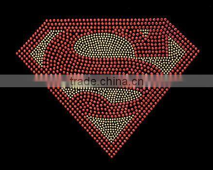 SUPERMAN HANDMADE Rhinestone/ Stud Hoodie Sweat shirt