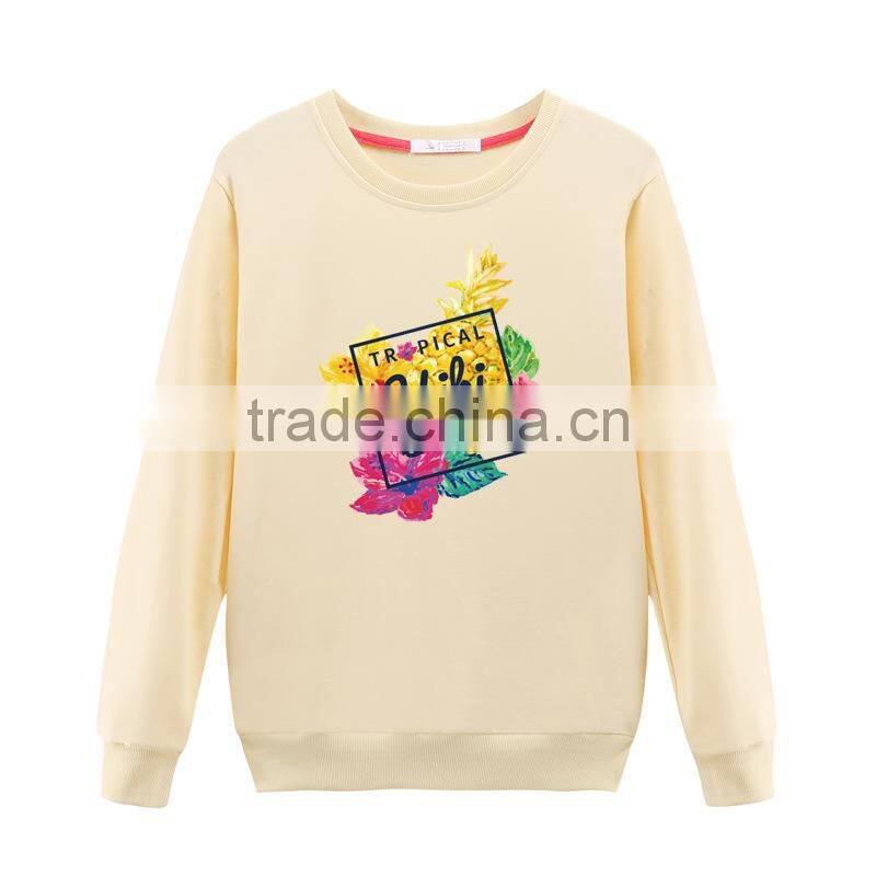 Popular Patches pullover women sweatershirt sport sweater with your logo