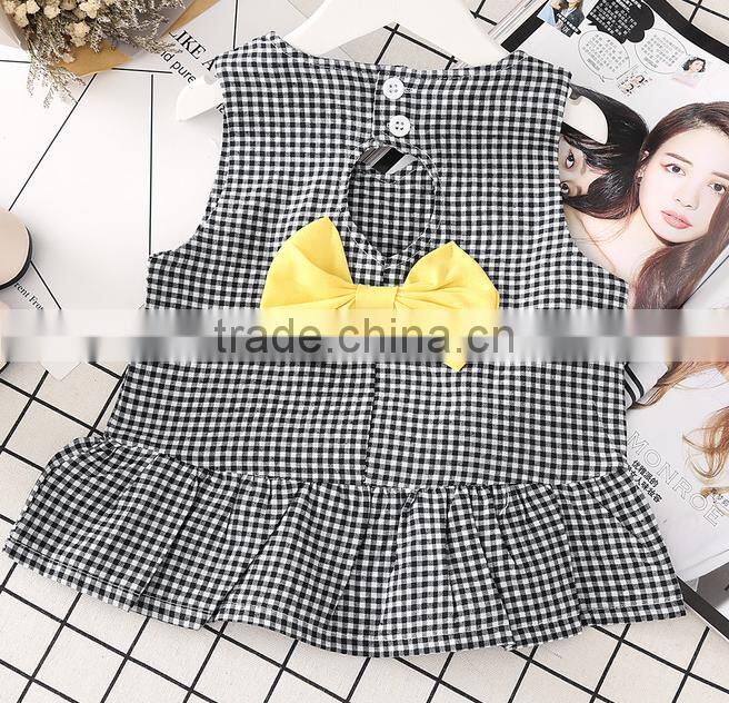 Stylish Baby Girl Clothes Gingham Shirt And Shorts Matching Clothing Set Outfit