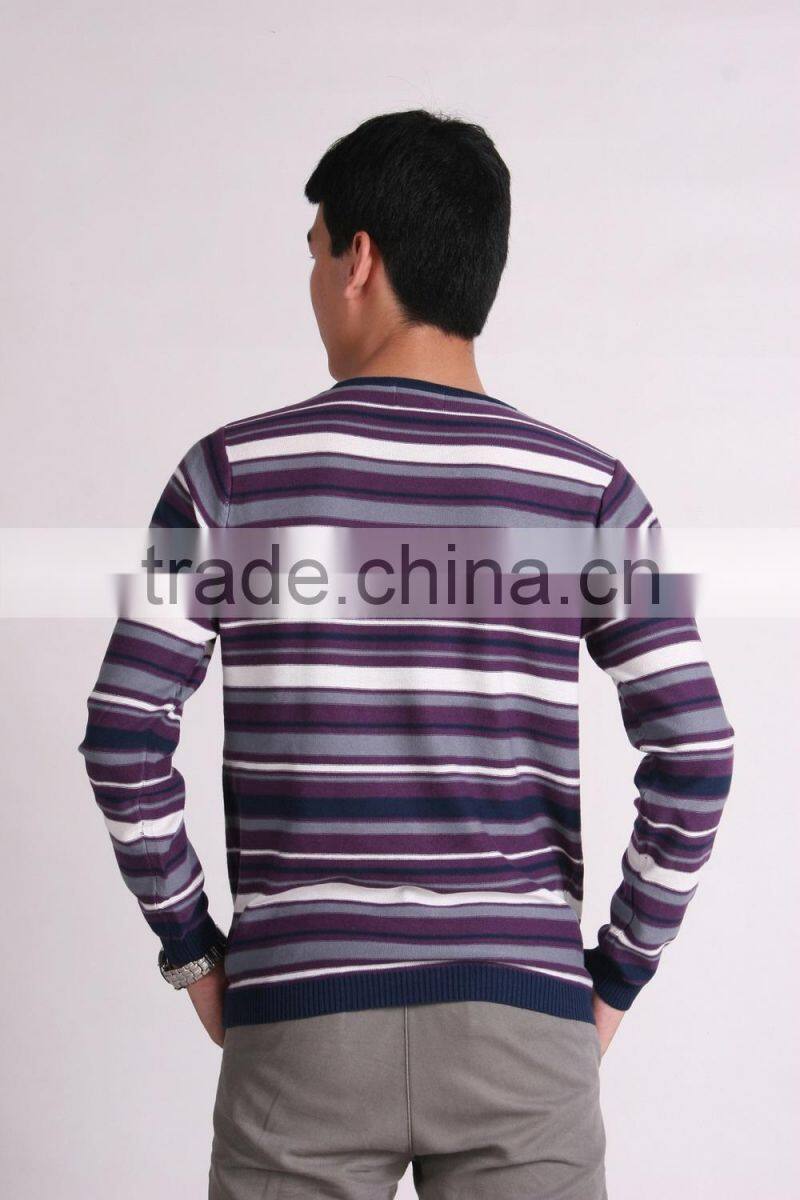 Fashion Striped Winter Sweaters For Men