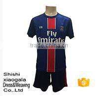 2015 hot sale kids customized soccer jersey wholesale