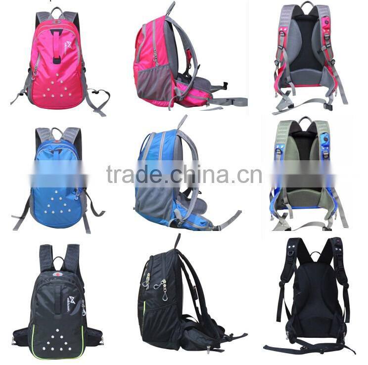 Flashing waterproof LED light safety hiking backpack