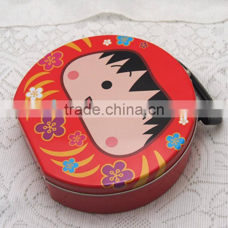 wholesale custom printed kids tin lunch box with plastic handle