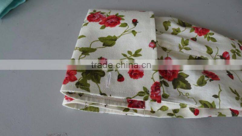 digital printing floral style extreme cutaway collar shirts for men 2017