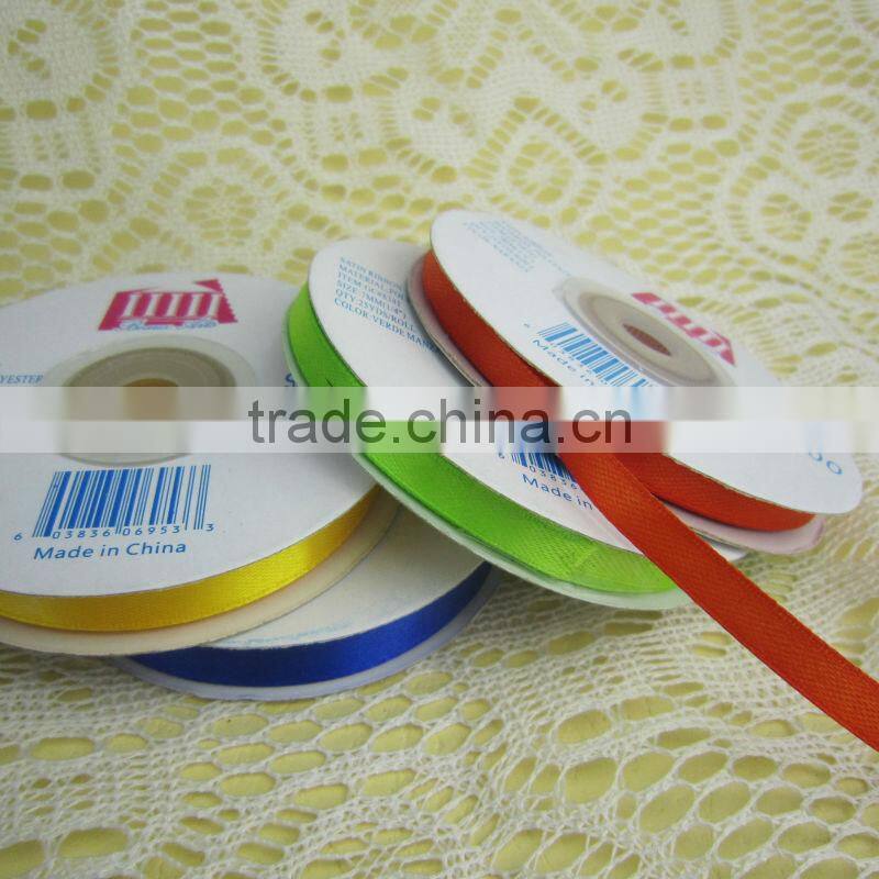 polyester rainbow satin ribbon
