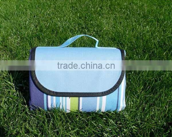 folded plaid waterproof picnic outdoor waterproof blanket