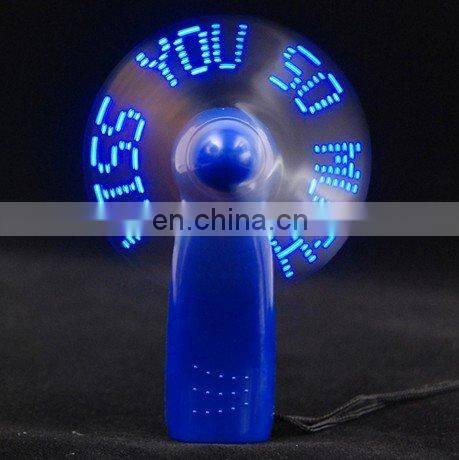 flashing fan desk fan message fan