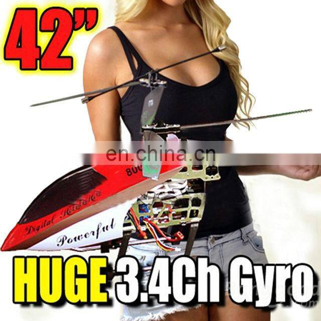 Famous Brand GT Model 2014 new products 3.5 CH 105CM QS8005 Plastic Frame RC Helicopter