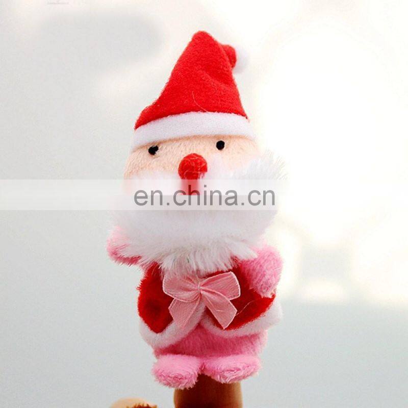 Christmas Series finger puppet set custom cute Christmas animal finger puppets and story