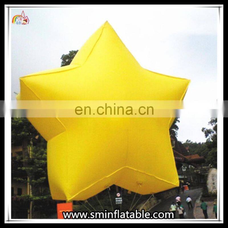 Best Advertising Outdoor Promotional Eastern Star Inflatable Pentagram Star Balloon On Sale