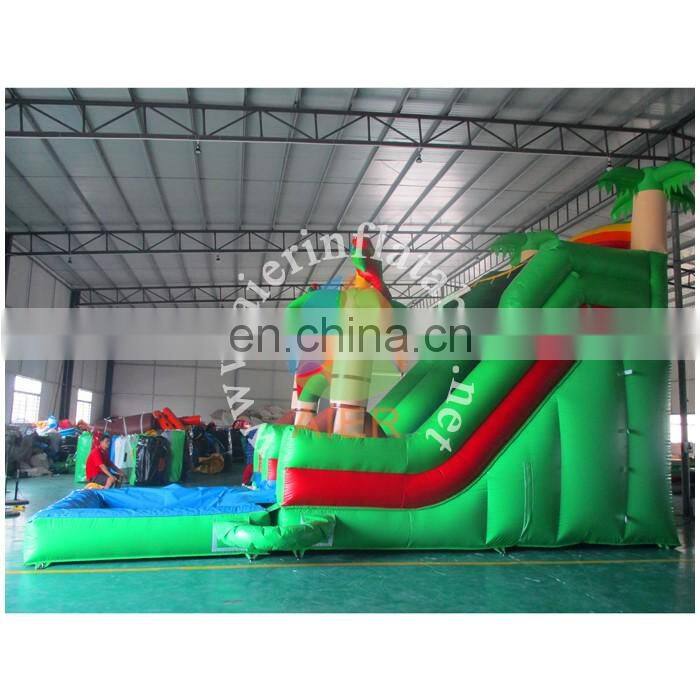 Hot Sell Inflatable forest Slide with pool