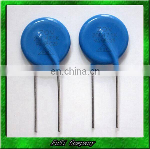 20D270K 20mm Radial Lead ZOV 20D Series Metal Oxide Varistor