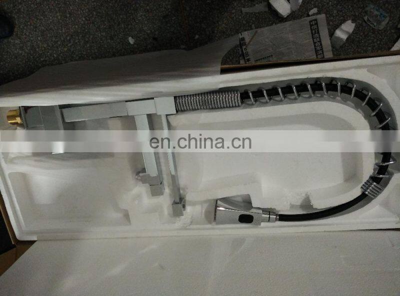 Instant electric saving water pull down folding brass kitchen sink faucet tap