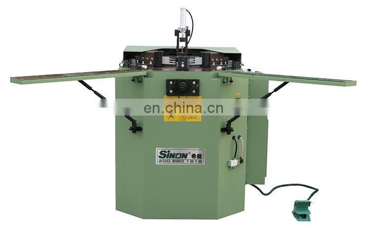 thermal break profile corner crimping aluminum door window machine