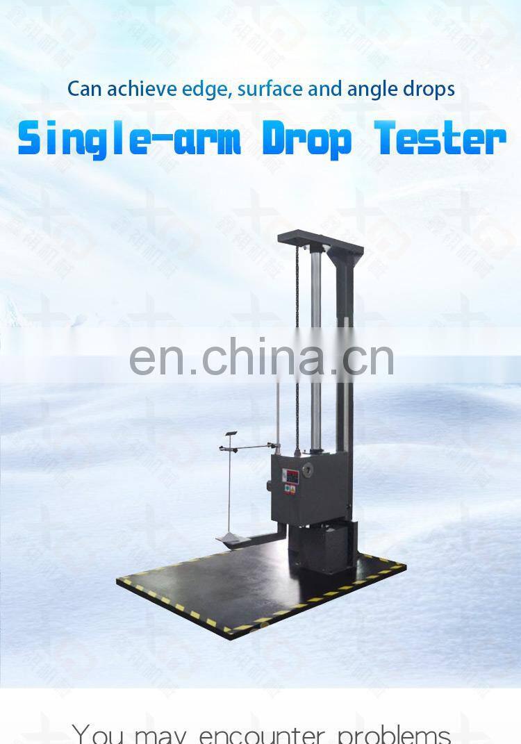 double wings drop tester/carton drop test equipment/drop testing machine