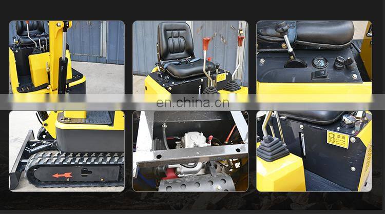 rubber or steel track excavator mini digger trench digger machine for sale