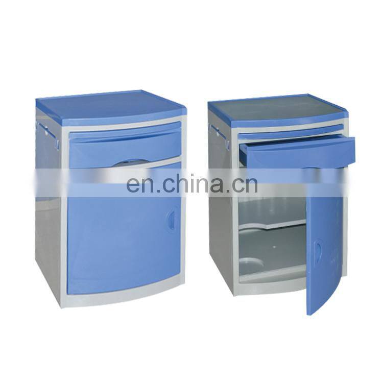 China Hospital Furniture Medical Abs Bedside Cabinet Patient Cabinet