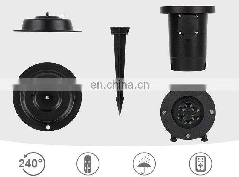 Outdoor Christmas 12pcs Slideshow Pattern LED Laser Projector Stage Light,snowflake IP65 laser light