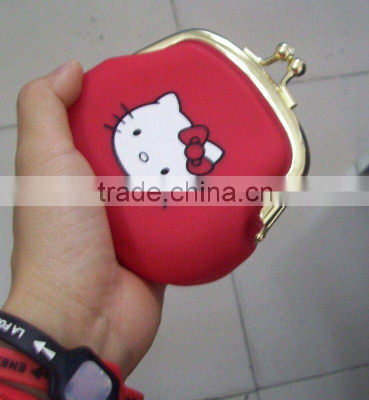 Hot promotional gift custom logo colorful silicone coin purse silicone rubber change purse