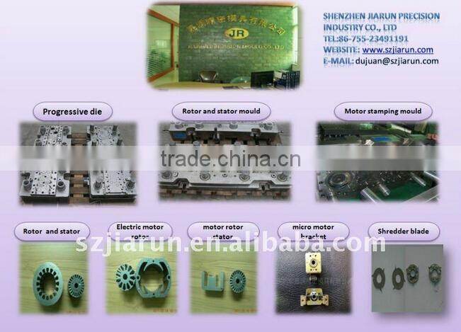 stamping gear motor rotor and stator lamination core winding mould