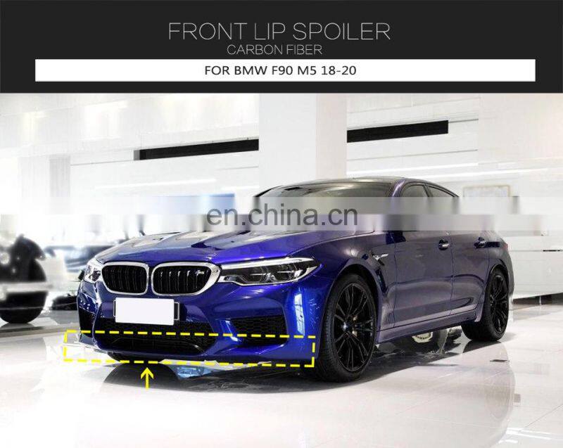 Newest items carbon fiber front lip for BMW F90 M5 2018-2020