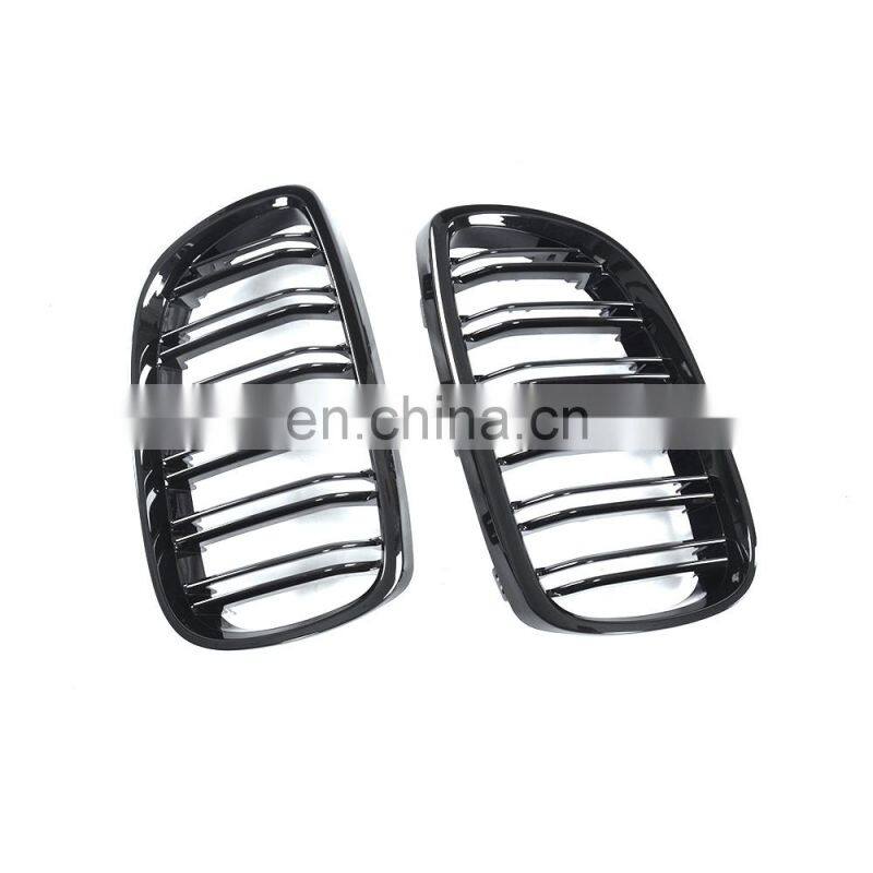 E92 ABS Grill Grille for BMW 328i 335i Coupe 05-08 Glossy Black M Look
