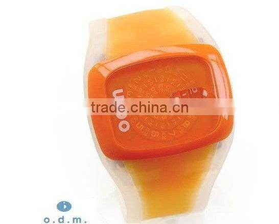 2013 Fashion silicone jelly watch candy odm watch