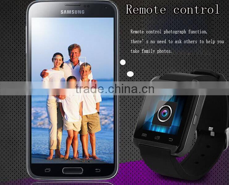 Waterproof watch U8 Smart Bluetooth Watch with 1.44''Touch Screen Mic for Android Devices