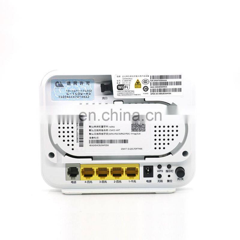 G-140W-MD catv epon onu ftth wifi 1GE+3FE+1TEL+USB+WIFI GPON ONT