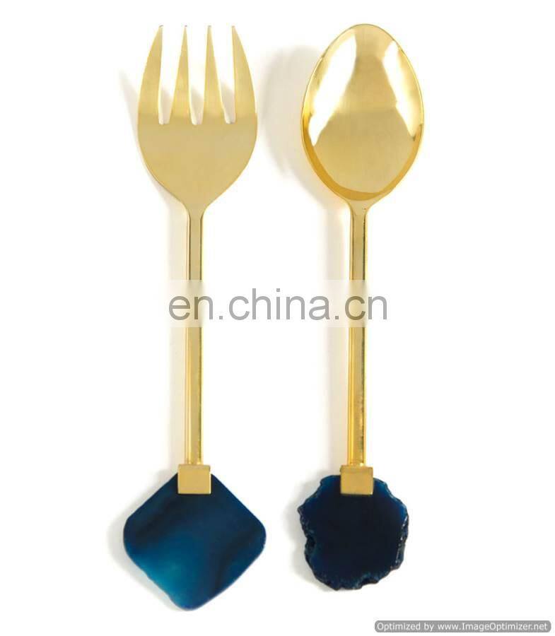 black & gold cutlery