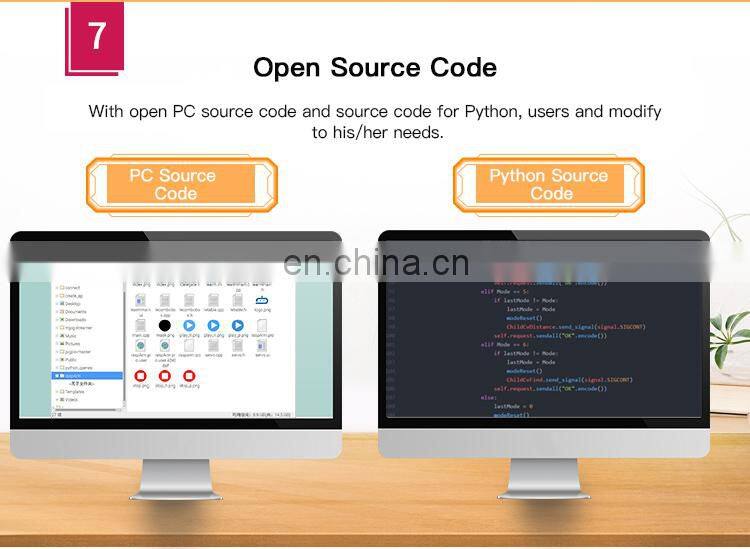 18DOF Hexapod Robot 2DOF PTZ Spider Robot with Main Board for Raspberry Pi 4B/2G Finished