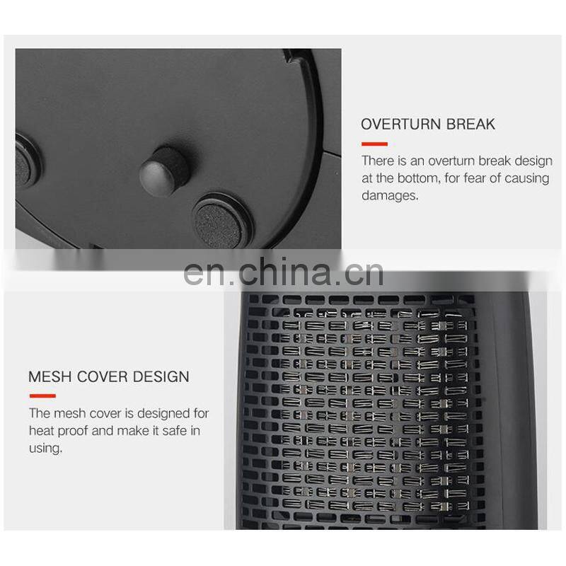 YND-1200 Electric Air Heater 1200W Household Bathroom Mini Space Heater with Knob Control