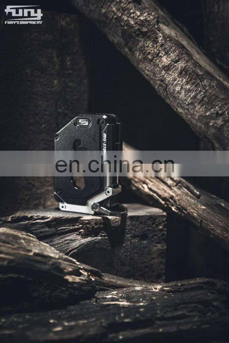 Offroad black Furyengraver key cover for Jeep Wrangler JL 4x4 manufacture aluminum accessories form Maiker