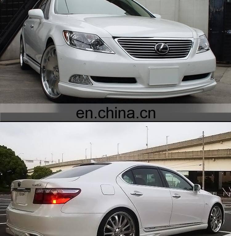 Runde ABS Material Old Lexus Upgrade LS600 Style Body Kit For 2006-2012 Lexus LS460 Front Lip Rear Lip Side Skirt