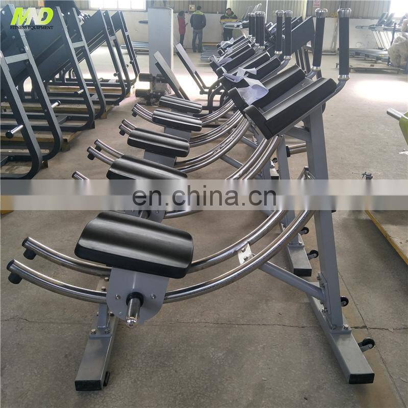 Abs Coaster Swing Commercial Gym Machine Club Stainless Steel Plate Loaded Abdominal Crunch Machine