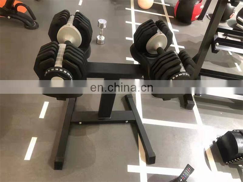 Adjustable Dumbbell Set 25KG Metal Customized Weightlifting Workout Blue Orange Blue Colorful Adjustable Dumbbell