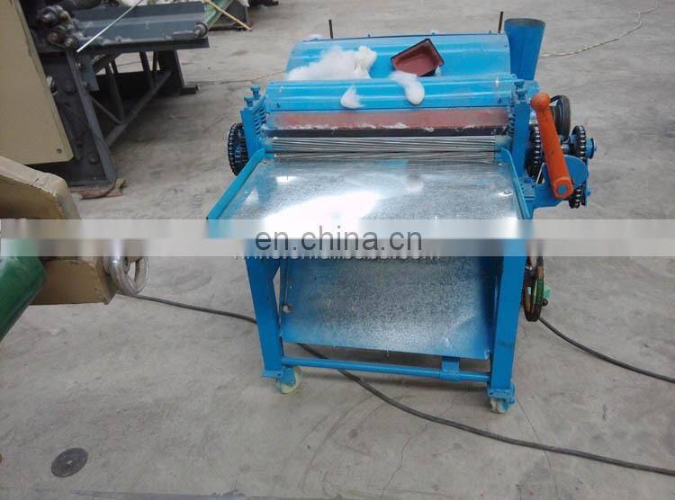 Waste textile recycling machine