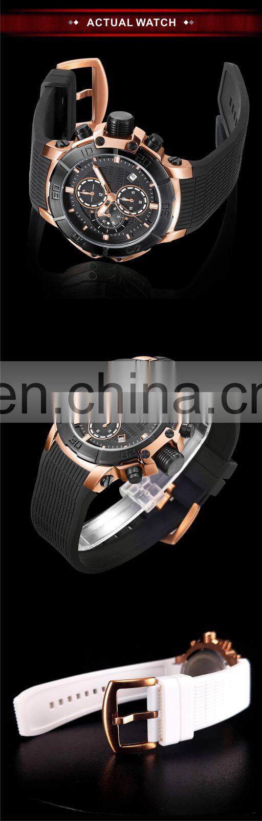 2018 luxury mens sports digital watch stainless steel back multifunction watch with water resistant