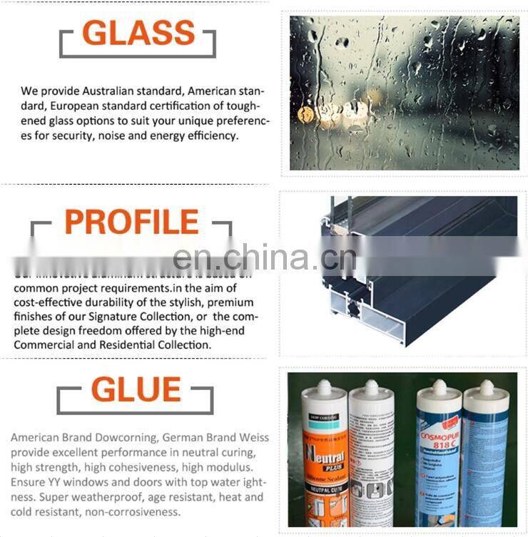 USA Standard Florida Approved Aluminum Double French Door Hurricane Resistance with PVB/SGP Impact Glass for Patio Used